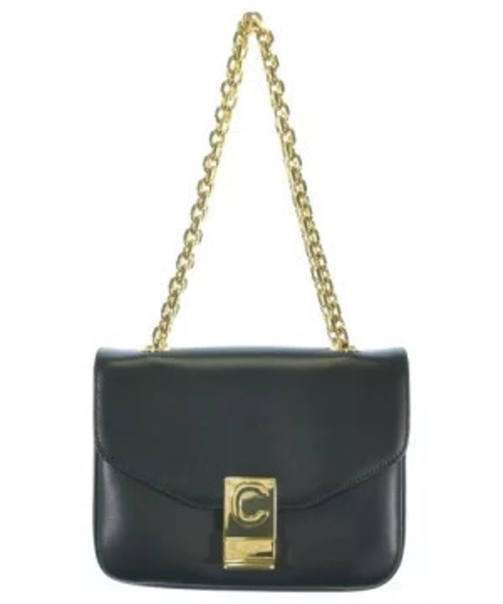 Celine Bag leather Shoulder Bag Black